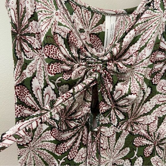Anthropologie Green Jessie Floral Wide Leg Jumpsuit sz S - Picture 11 of 12